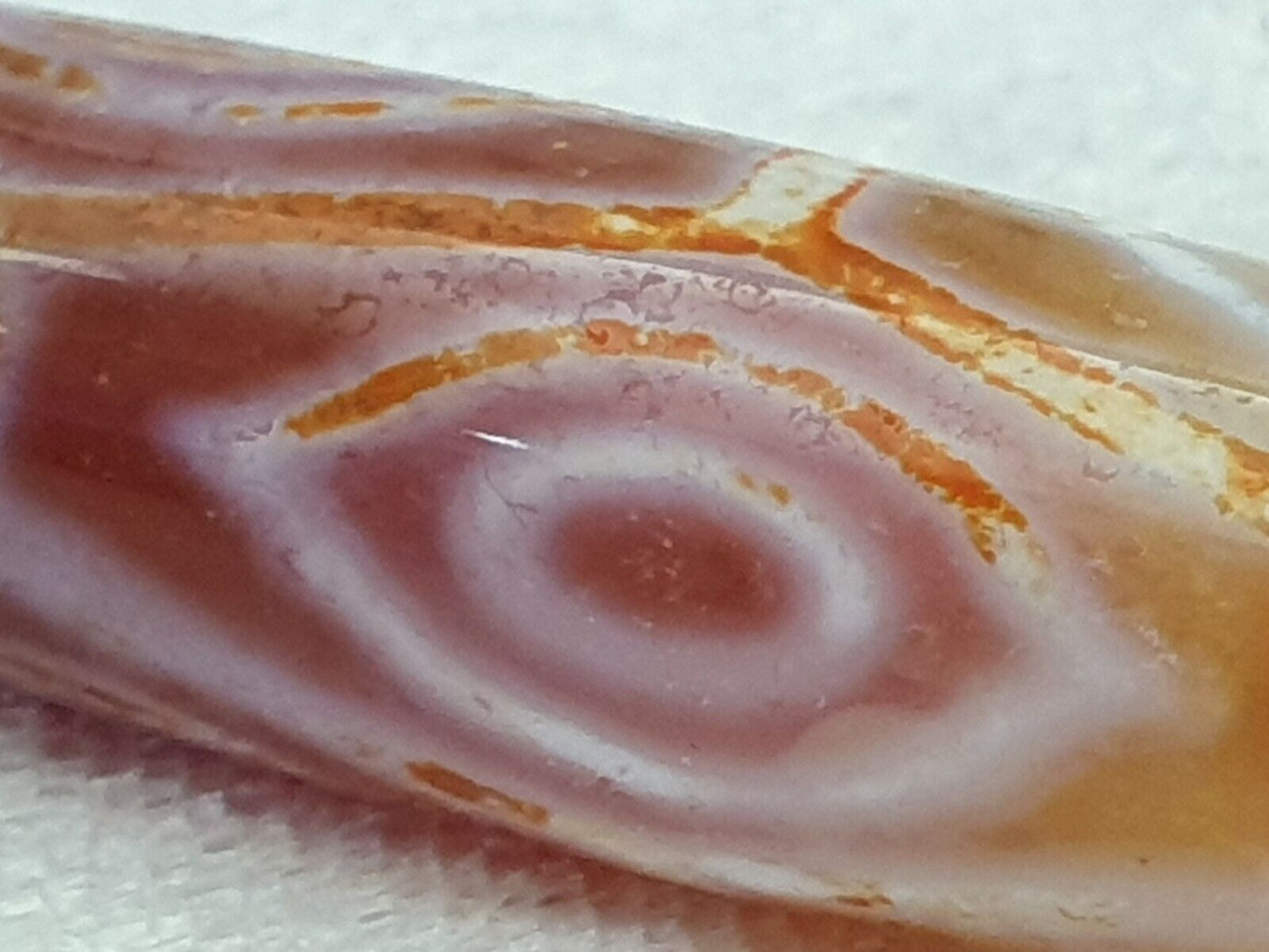喜馬拉雅印藏復古 6 眼稀有圖案天珠天珠護身符珠
