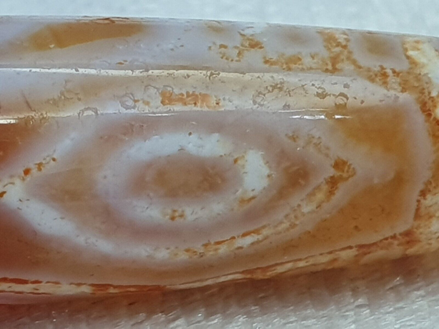 喜馬拉雅印藏復古 6 眼稀有圖案天珠天珠護身符珠
