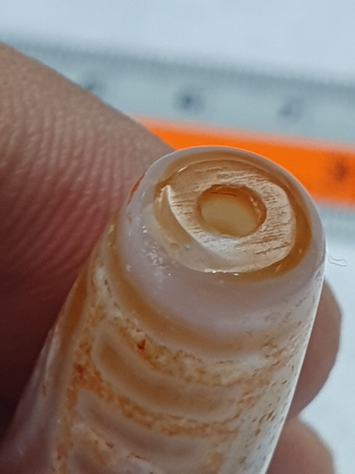 Himalayan Indo Tibetan vintage 6 Eyes rare Patterns Dzi chung Dzi Amulet Bead