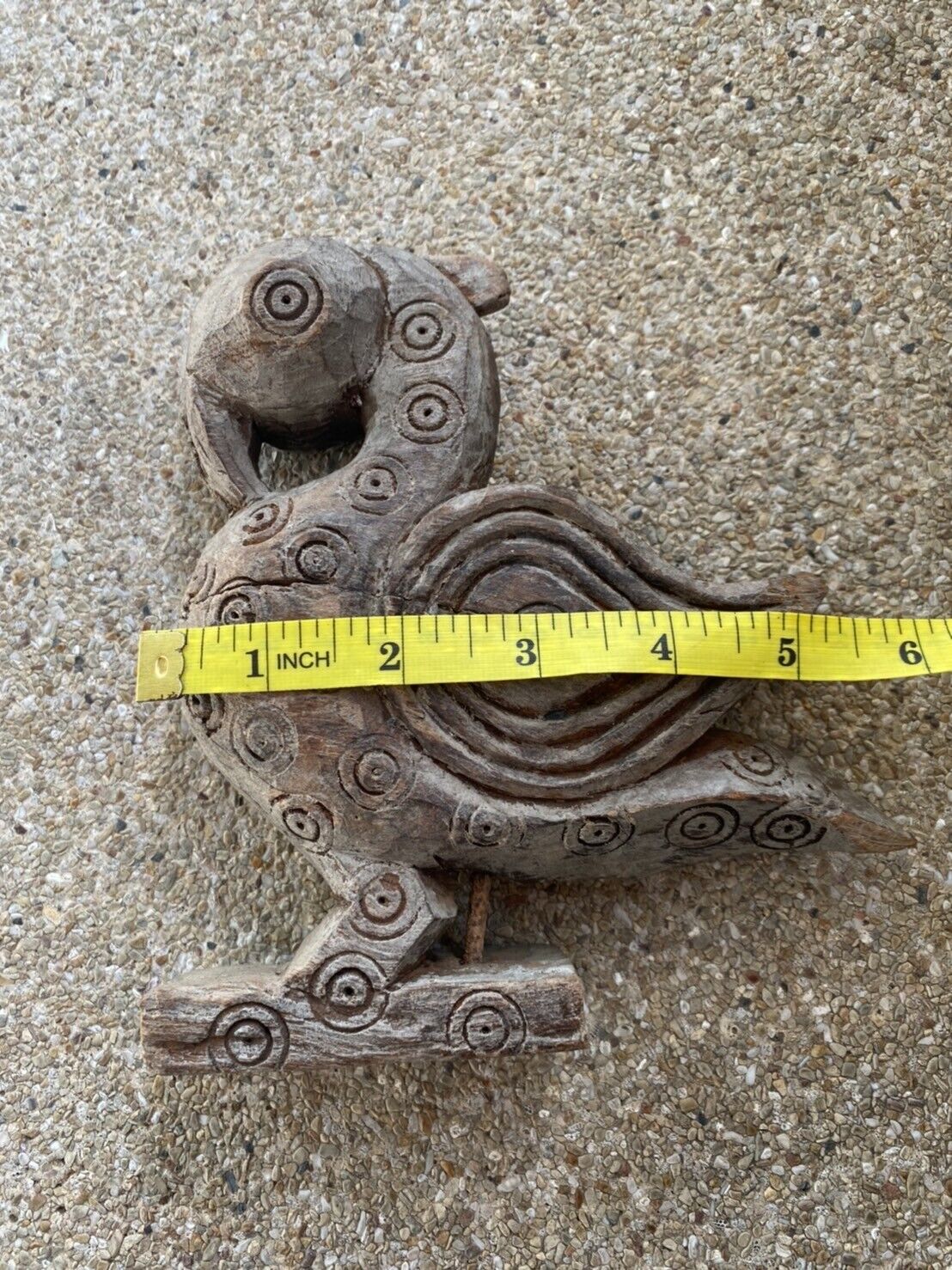 Antique wood carving Bird 18th- 19th century Hand carved