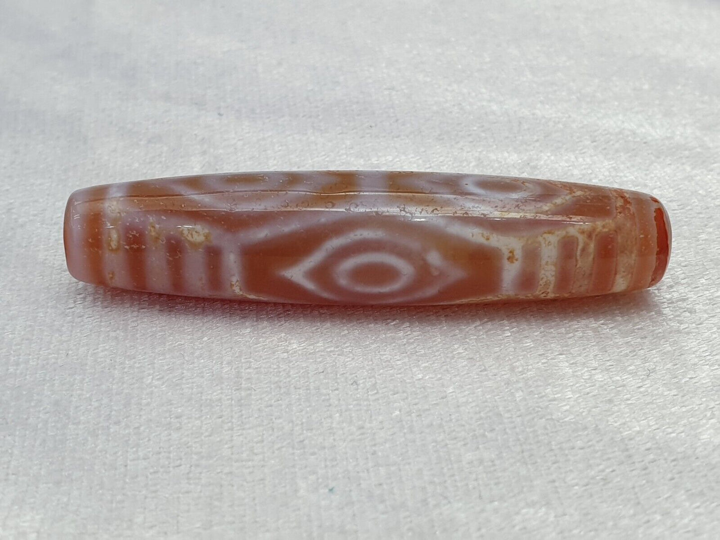喜馬拉雅印藏復古 6 眼稀有圖案天珠天珠護身符珠