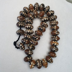 Beautiful ceramic Glass Donuts beads Beautiful Beaded Necklace