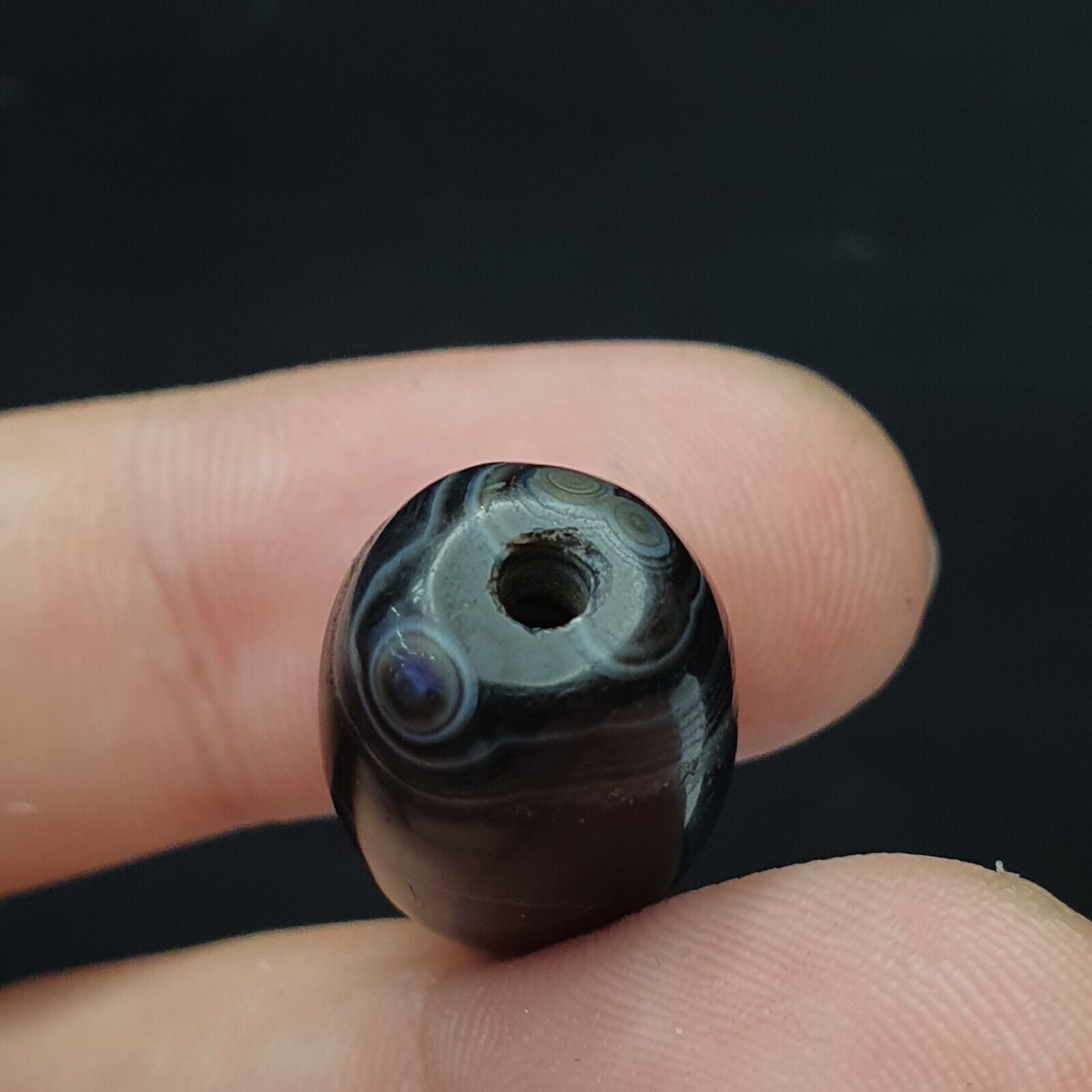 Antique Indo Tibetan Soleimani Agate Beads, Soleimani Agate Bead Amulet
