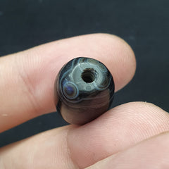 Antique Indo Tibetan Soleimani Agate Beads, Soleimani Agate Bead Amulet