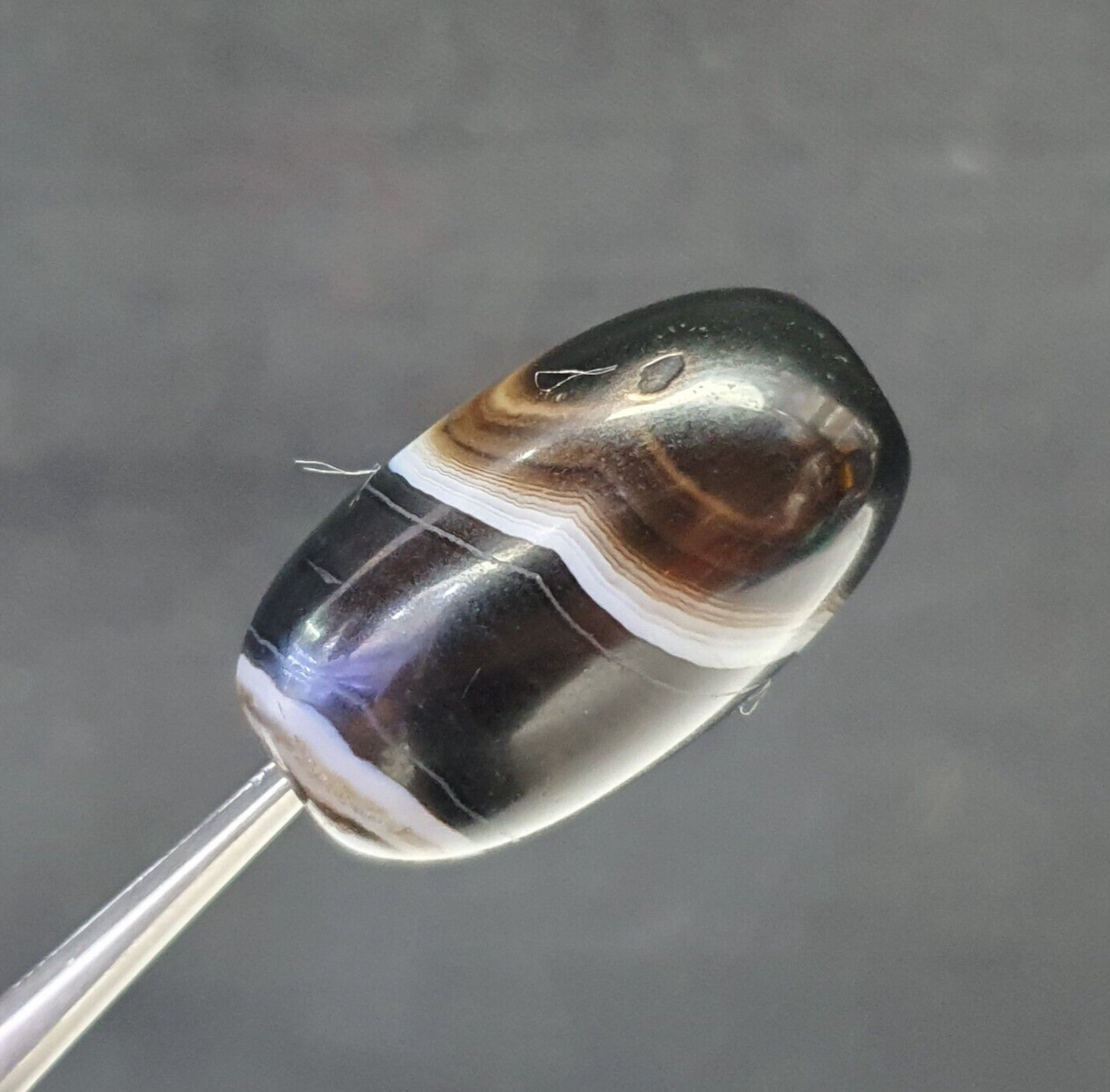 Ancient Indo Tibetan Very Rare Agate Bead Amulet Bead