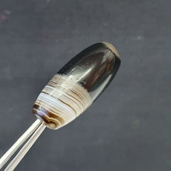 Ancient Old Himalayan Indo Tibetan Very Rare Agate Bead 27mm
