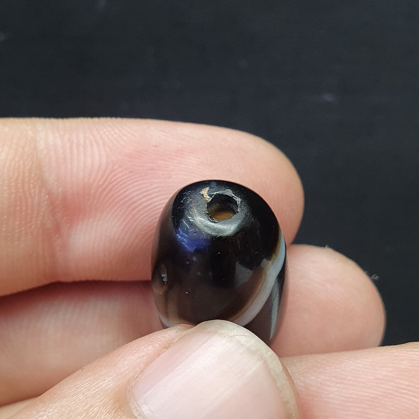 Ancient Indo Tibetan Very Rare Agate Bead Amulet Bead