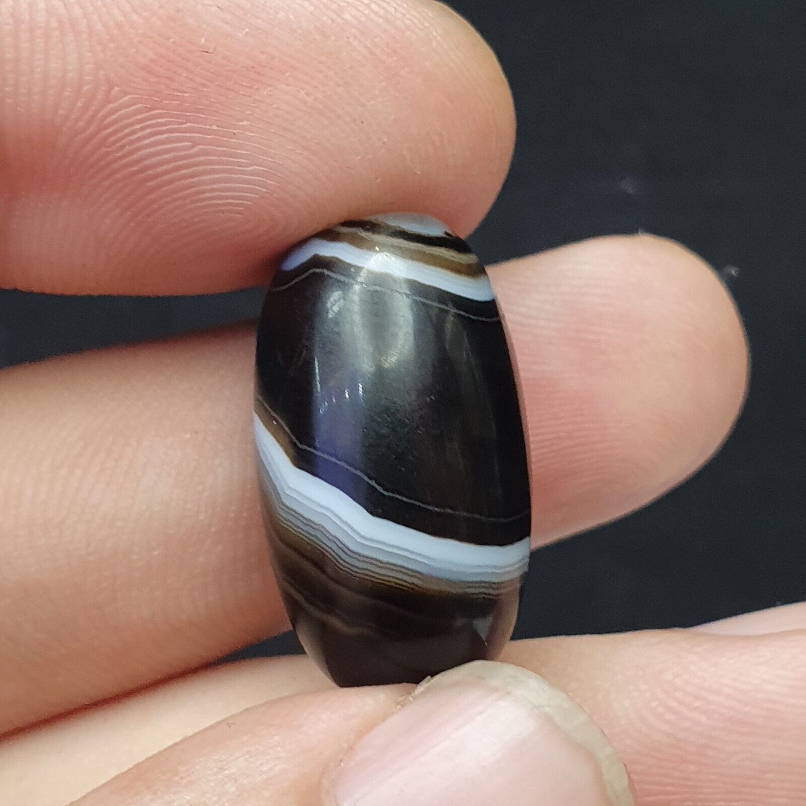 Ancient Indo Tibetan Very Rare Agate Bead Amulet Bead