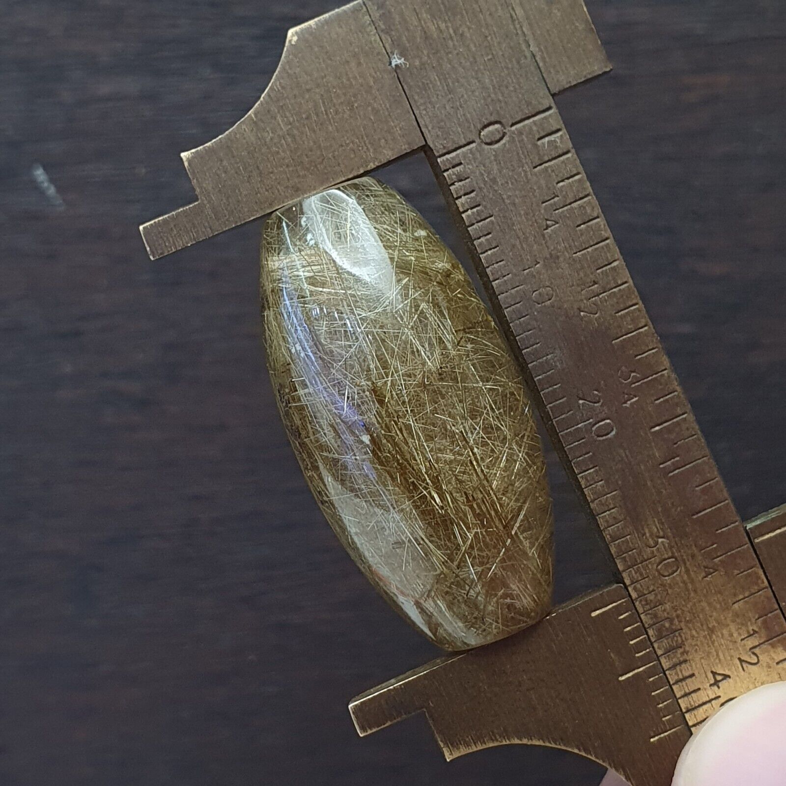 Amazing Golden rutilated quartz beads Without hole