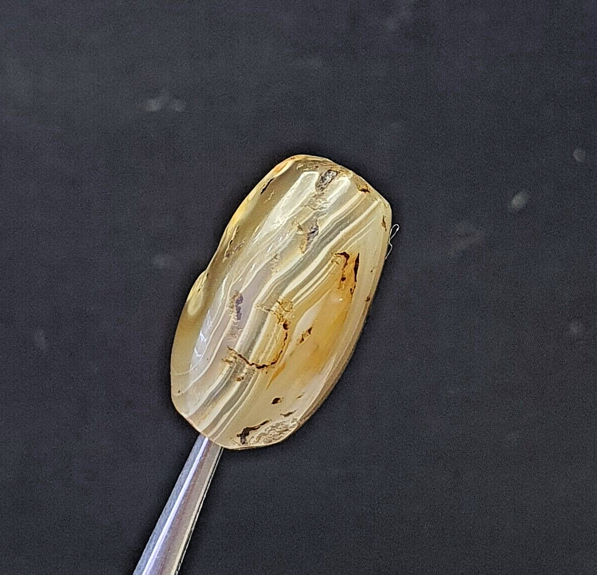 Ancient Sulaimany old Khorasan Bactrian agate stone unique Bead 18mm