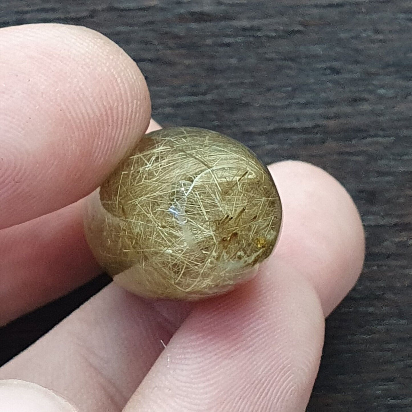 Erstaunliche goldene Rutilquarzperlen ohne Loch
