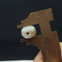 Ancient Sulaimany old Bactrian Antique agate stone Bead 26mm From Afghanistan