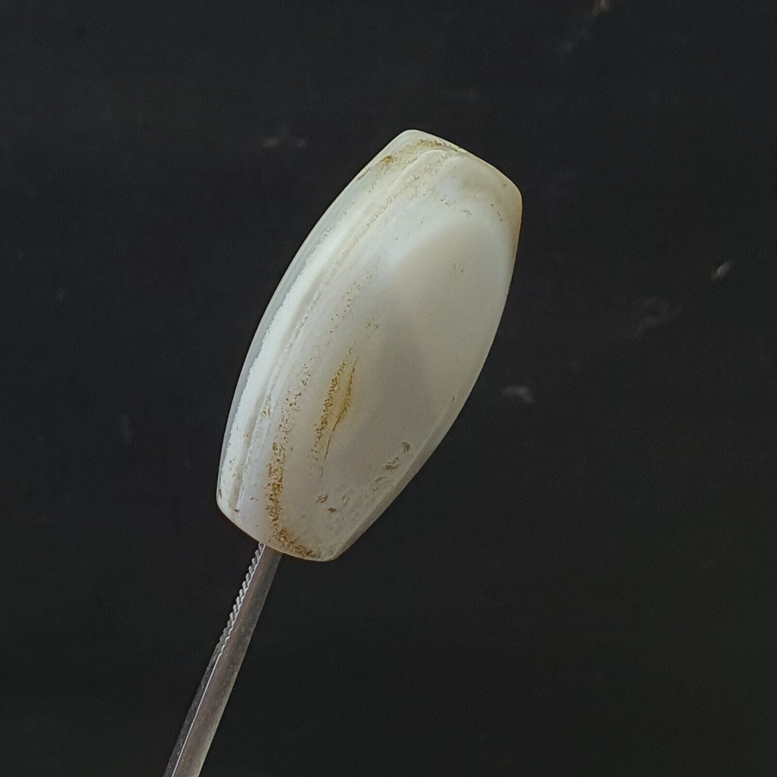 Ancient Sulaimany old Bactrian Antique agate stone Bead 26mm From Afghanistan