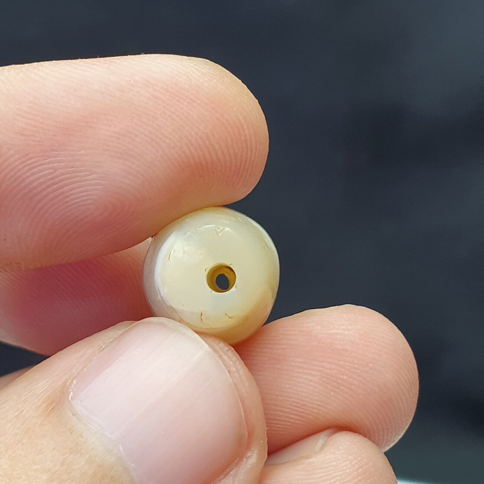 2 Beads lot Ancient 0ld Sulaimany Antique agate stone Beads Amulet From Pakistan