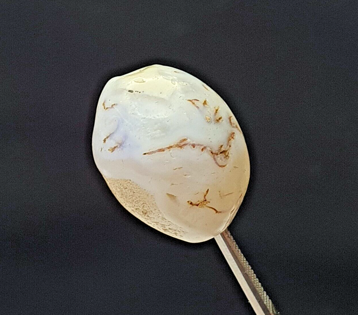 Ancient OLd Sulaimany Haqeeq Antique agate stone Bead Amulet 17mm From Pakistan