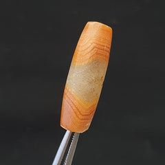 Antique crystal in Agate Old Bead Ancient Stone Central Asian Empire Era 3rd BC