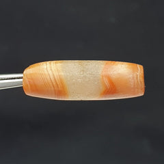 Antique crystal in Agate Old Bead Ancient Stone Central Asian Empire Era 3rd BC