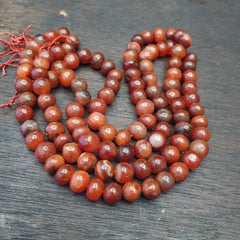 Antique Tibetan Buddhist Antique agate Prayer Bead Mala Necklace 108 Beads