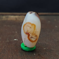 Antique Ancient Old Himalayan Sulumany Agate Bead from Afghanistan