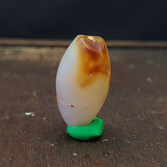 Antique Ancient Old Himalayan Sulumany Agate Bead from Afghanistan