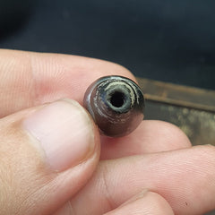 Antique Ancient Old Himalayan Indo Tibetan Etched Agate Bead