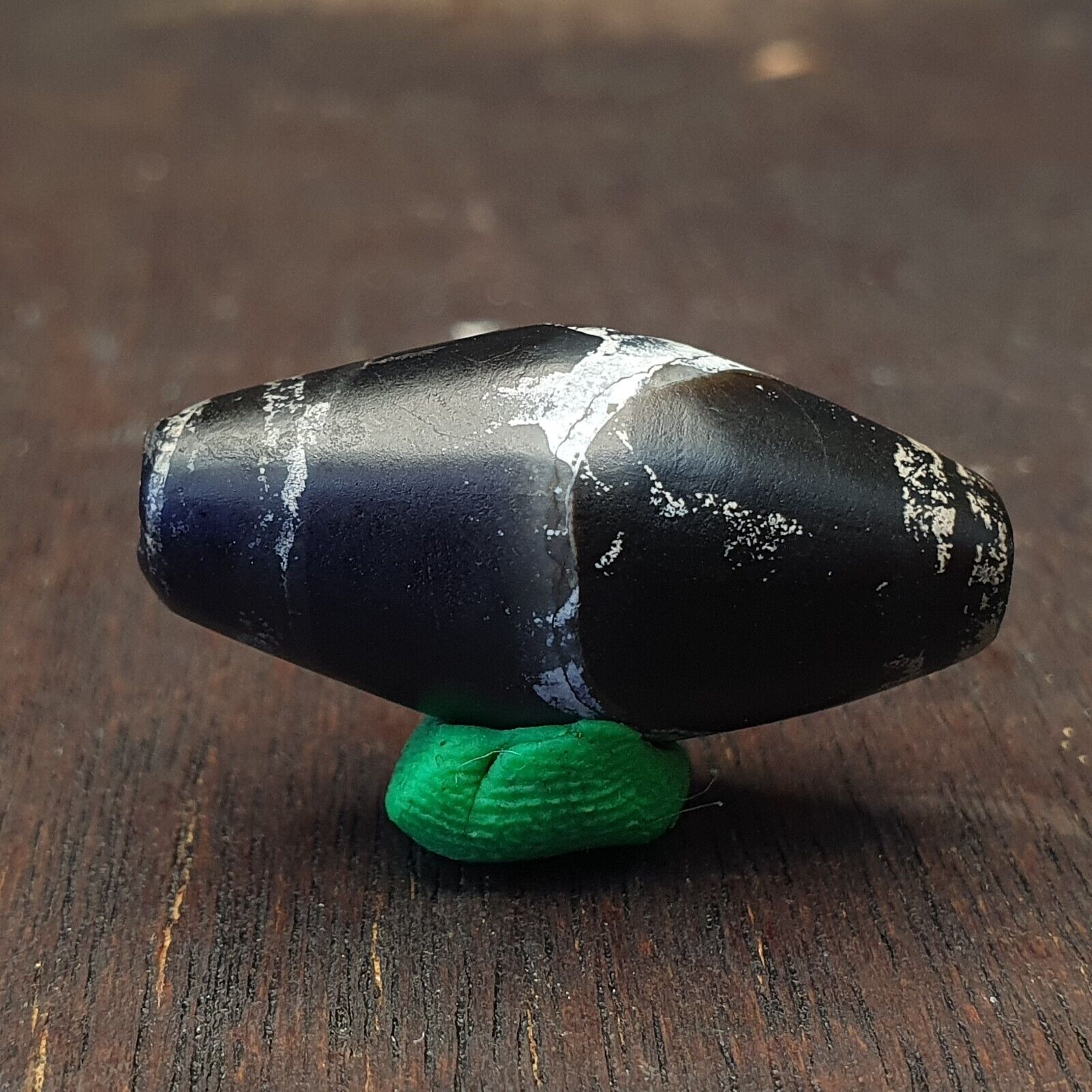 Antique Ancient Old Himalayan Indo Tibetan Etched Agate Bead
