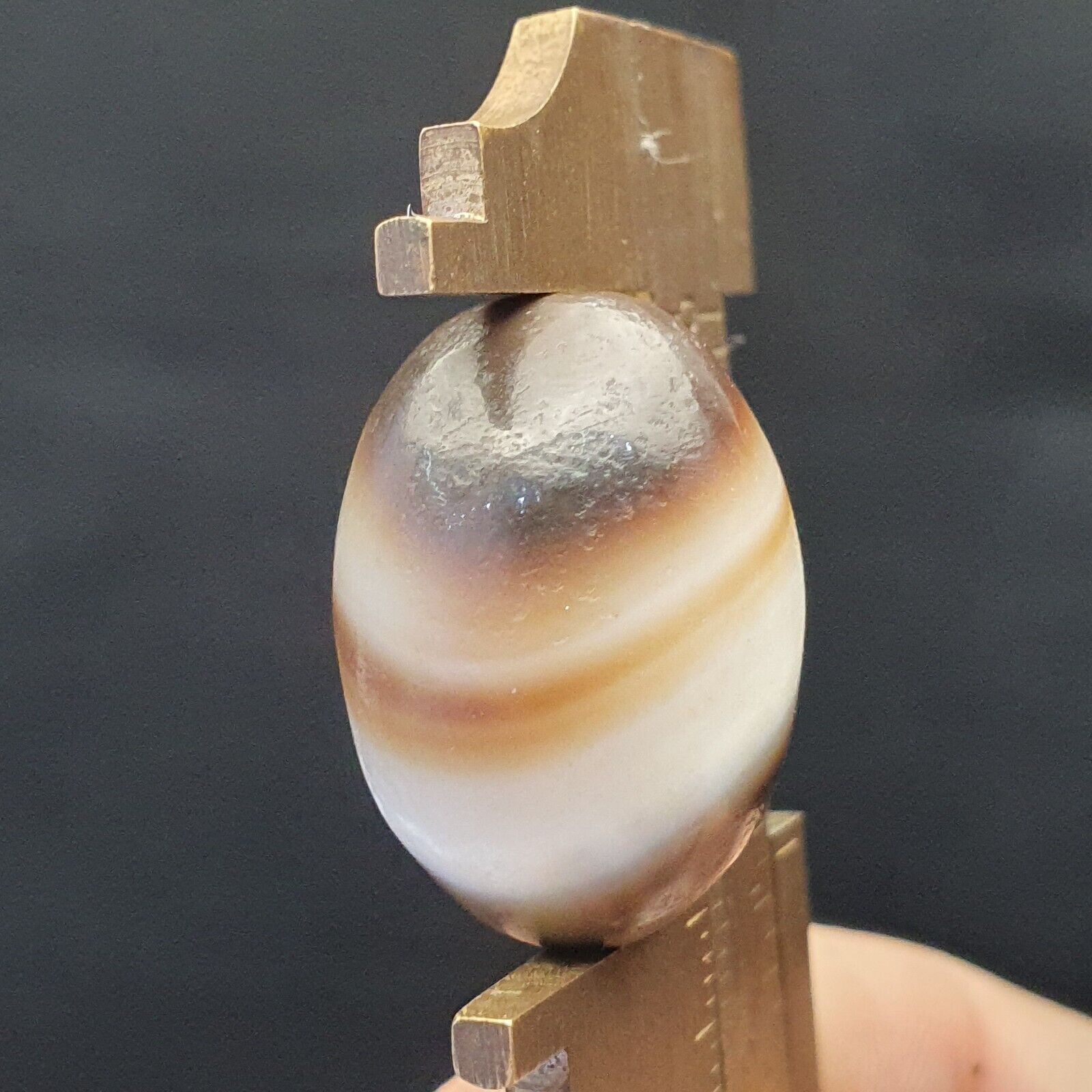 Antique Ancient Old Himalayan Sulumany Agate Bead