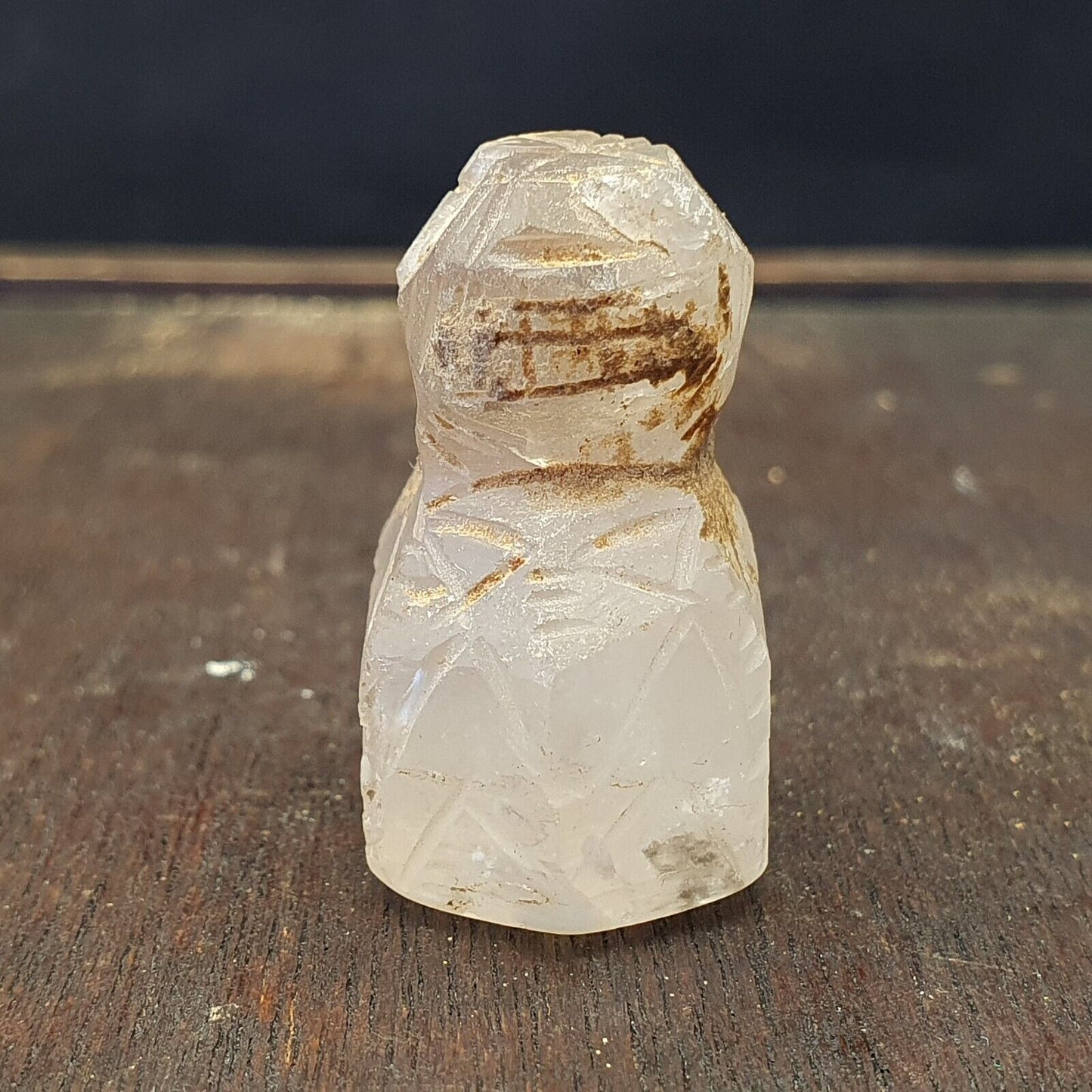 Antikes antikes sassanidisches Siegel, Kristall-Intaglio-Stempel