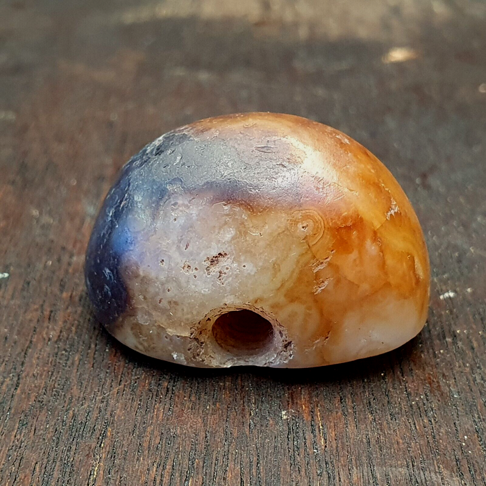 Antique Ancient Old Himalayan Indo Tibetan Agate Bead