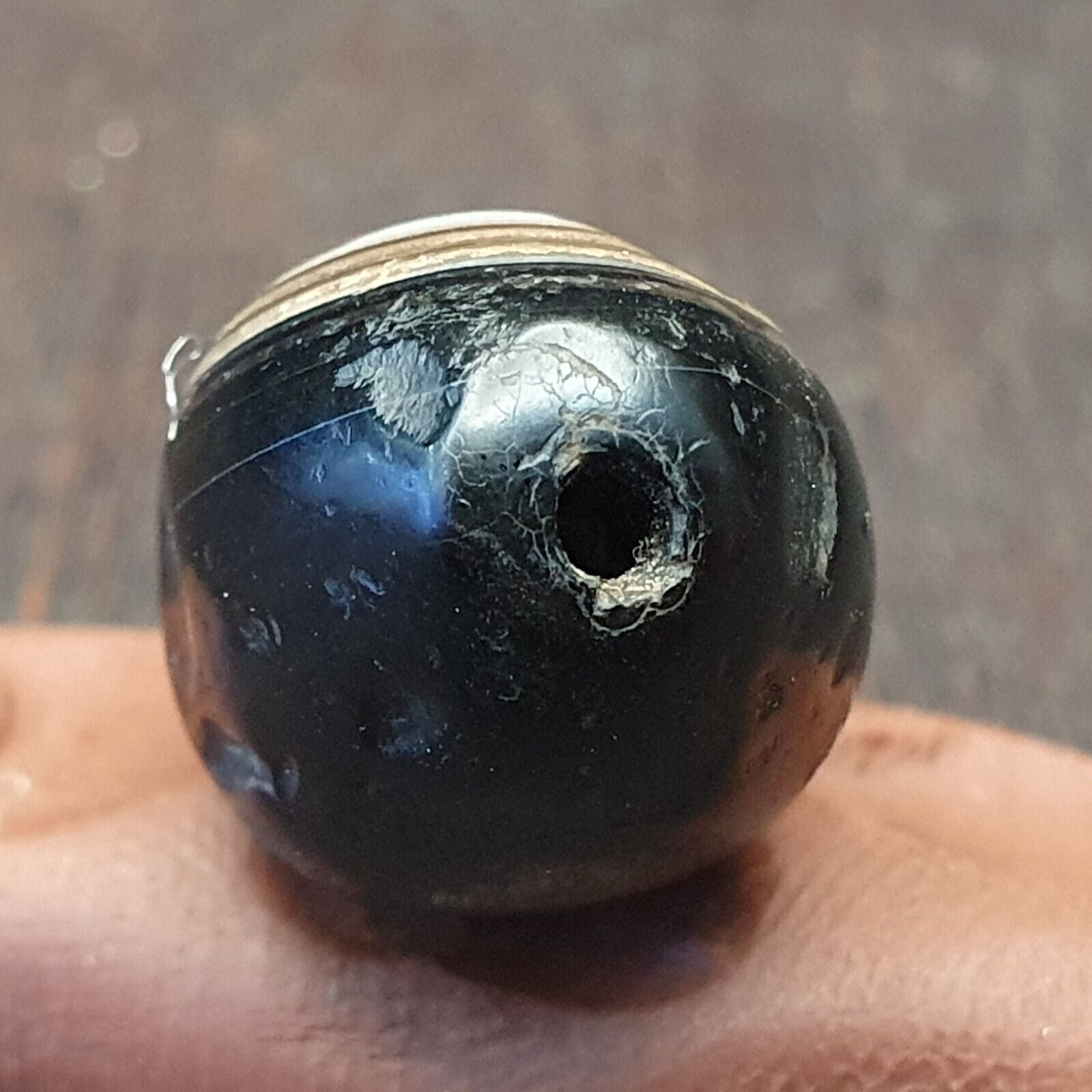 Antique Ancient Old Himalayan Indo Tibetan Eye Sulumani Agate Bead Top Rare Bead