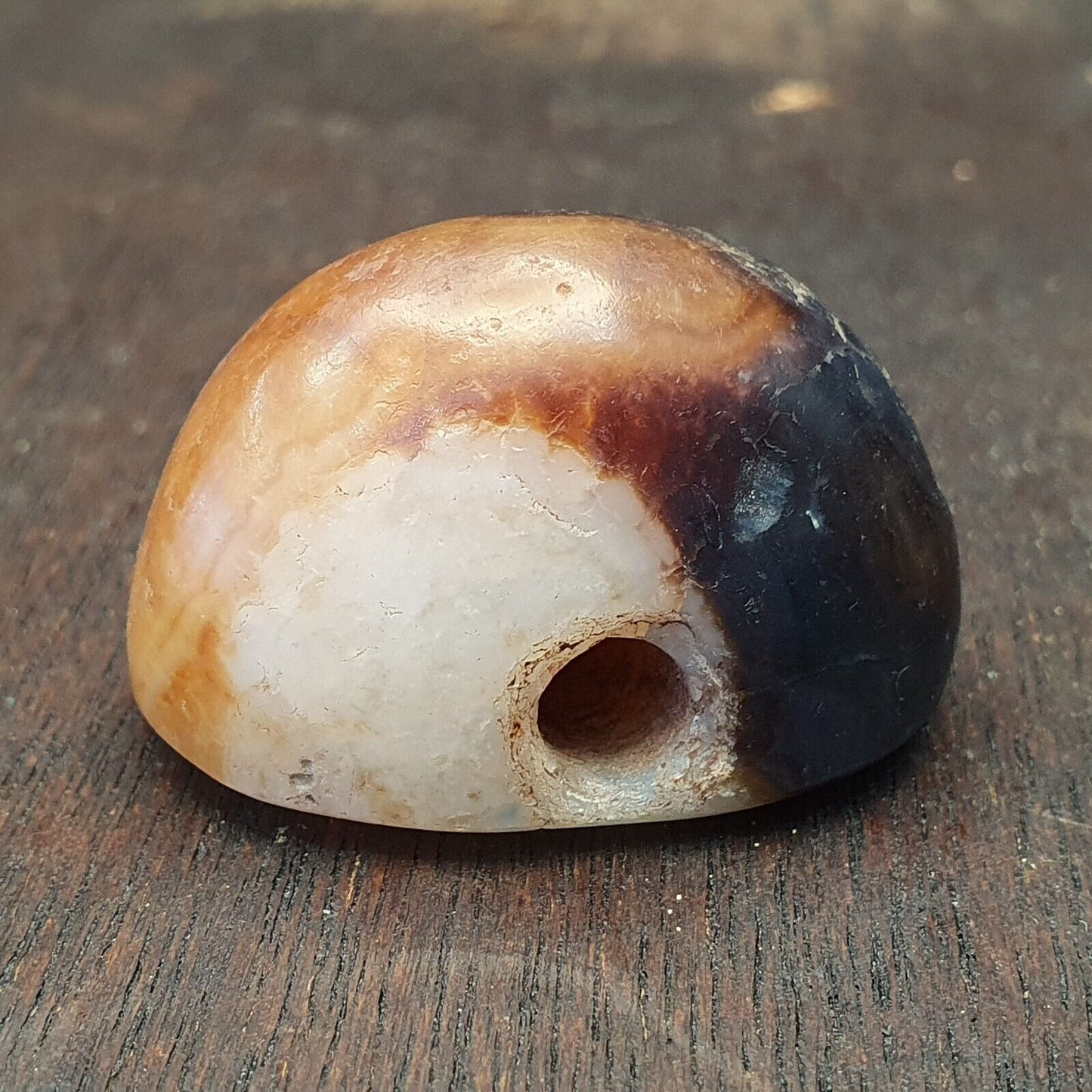 Antike alte alte Himalaya-Indo-Tibetische ACHAT-Perle