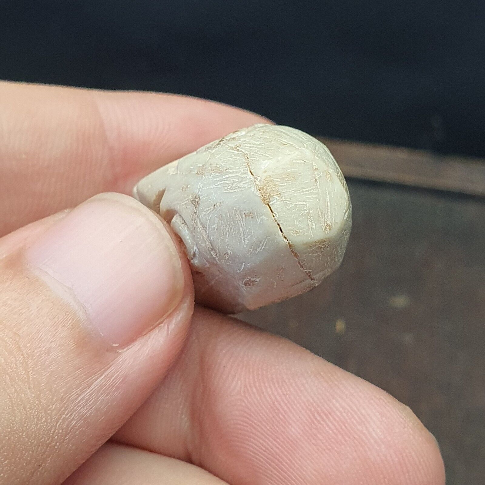 Antique Ancient Old Himalayan Indo Tibetan AGATE Bead