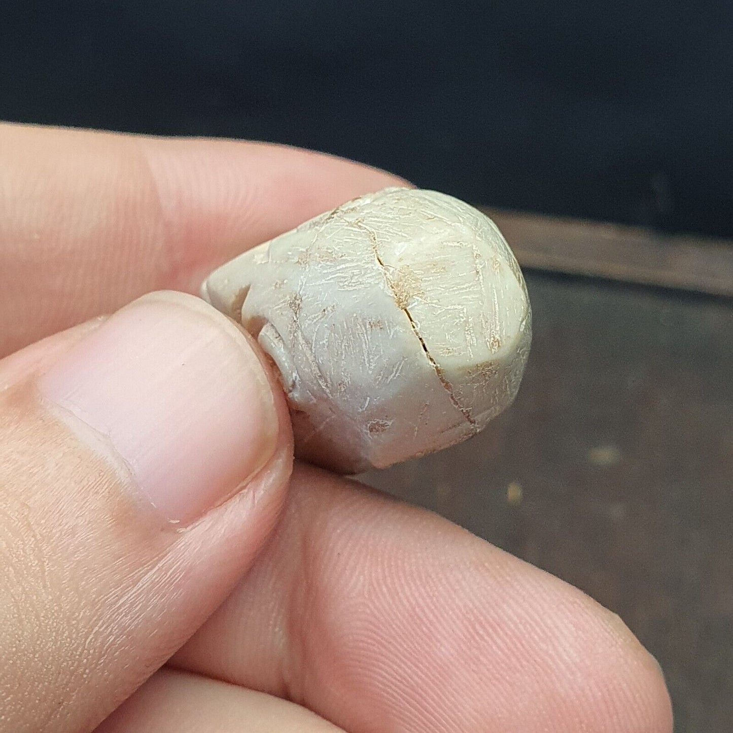 Antike alte alte Himalaya-Indo-Tibetische ACHAT-Perle
