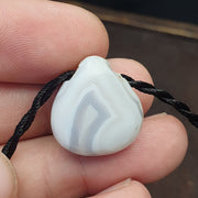 3 件套古董古老喜馬拉雅藍色蕾絲玉髓瑪瑙珠