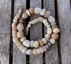 Antique Ancient Roman Era and African Beads Strand Necklace #NC 123