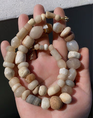Antique Ancient Roman Era and African Beads Strand Necklace #NC 123