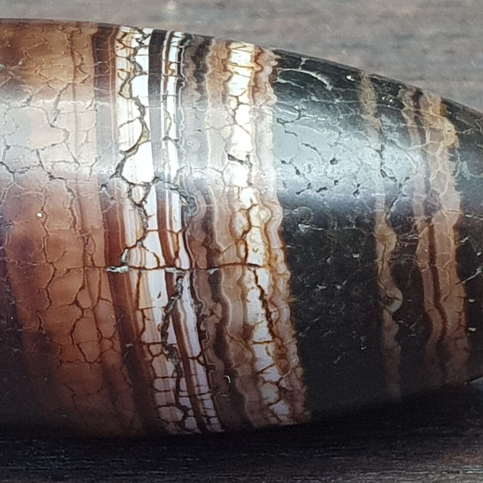 Antique Ancient Old Himalayan Indo Tibetan Very Rare Agate Bead 49mm