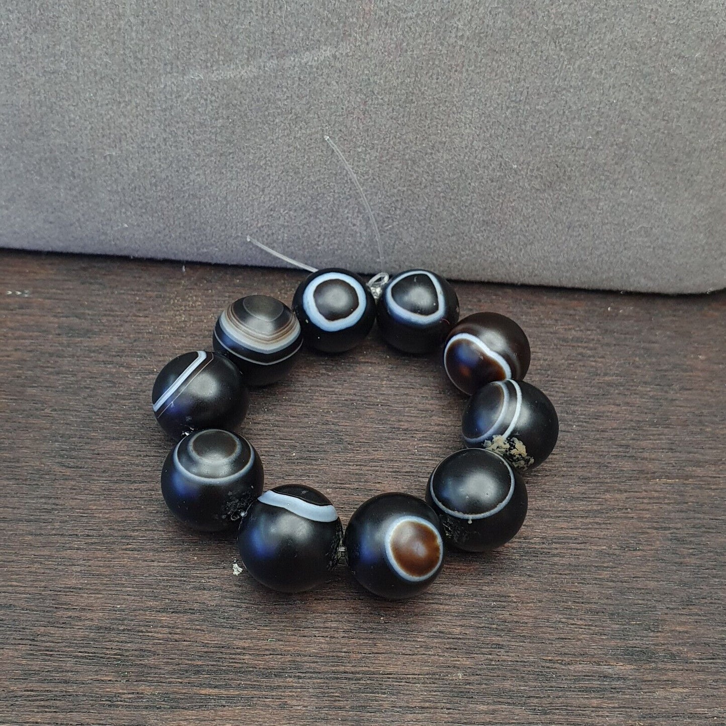 大量復古西藏眼珠印度喜馬拉雅珠子