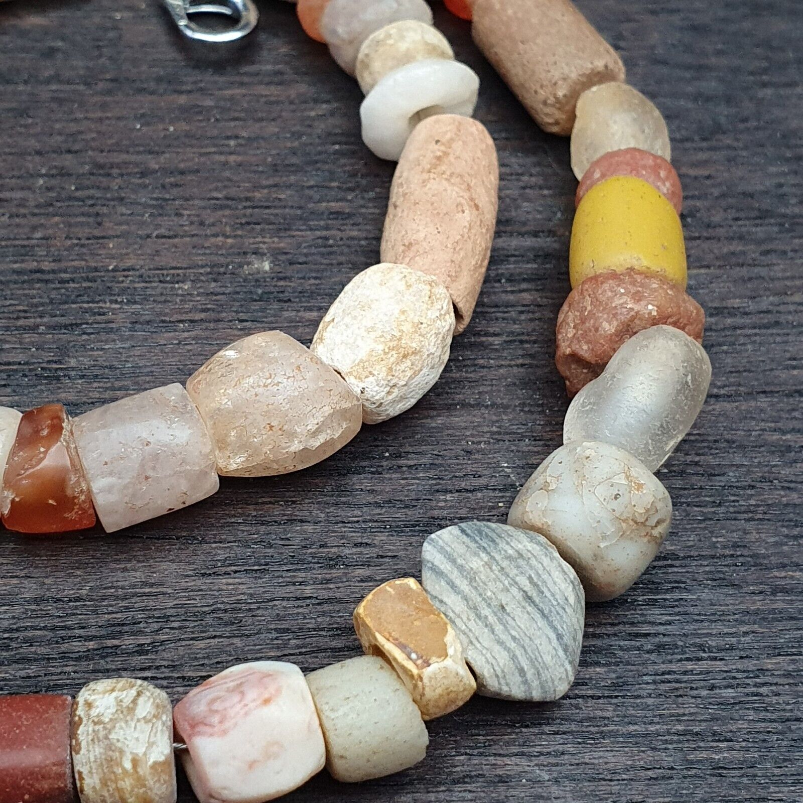 Authentic Ancient Islamic Roman Venetian Era Beads Strand Necklace #LC-NC-12