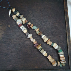 Authentic Ancient Islamic Roman Venetian Era Beads Strand Necklace #KV-KV-21