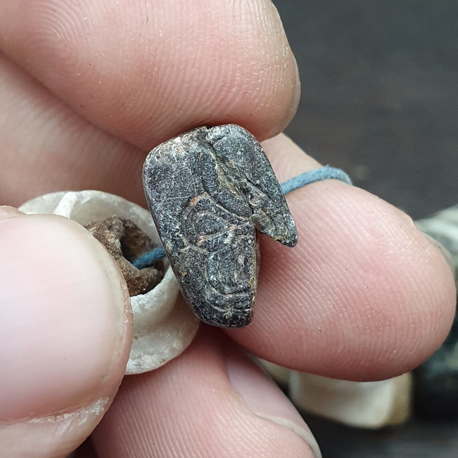 Authentic Ancient Islamic Roman Venetian Era Beads Strand Necklace #KV-KV-21