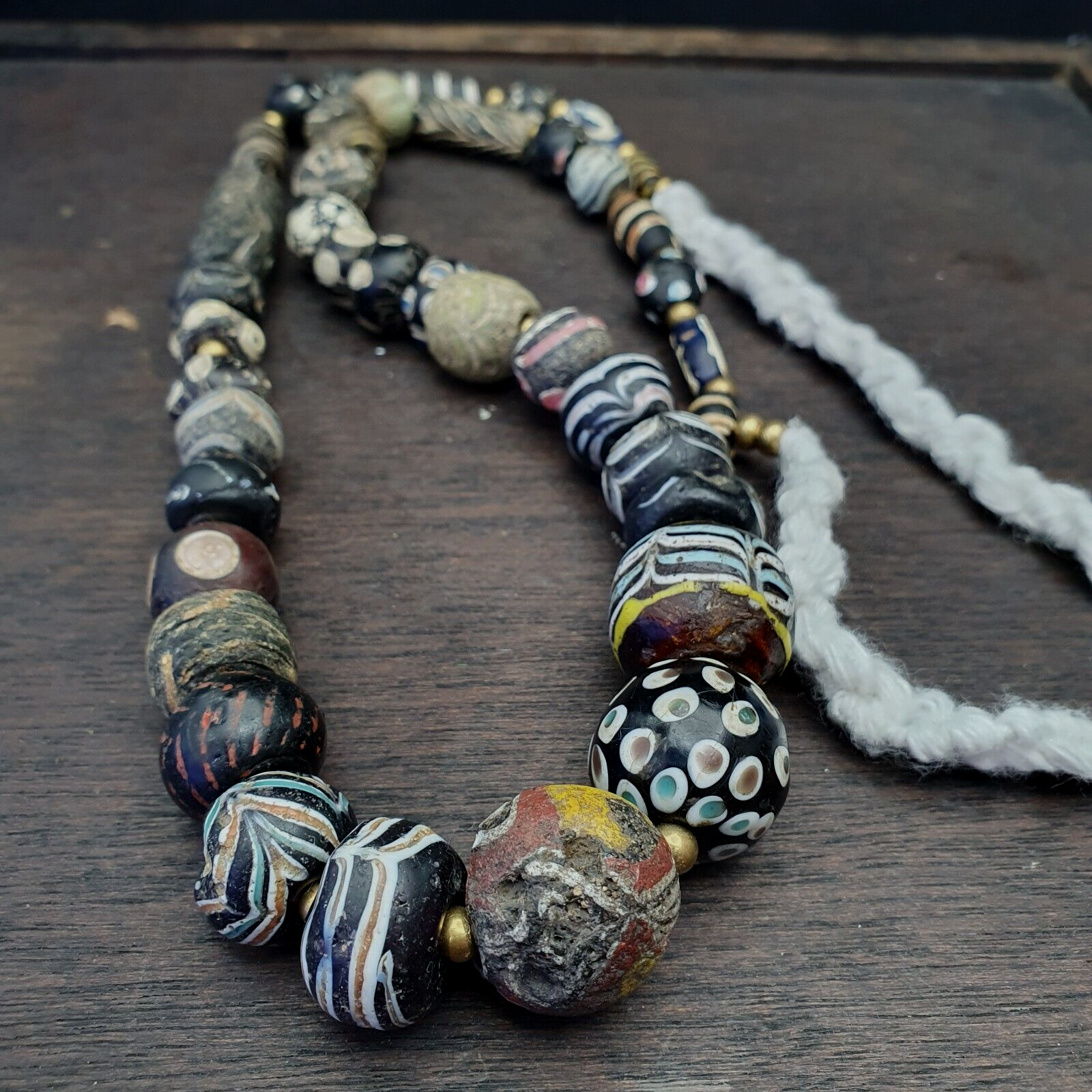 41 Ancient Roman to Early Islamic Mosaic Gabri Glass Beads C. 1st-7th Century AD