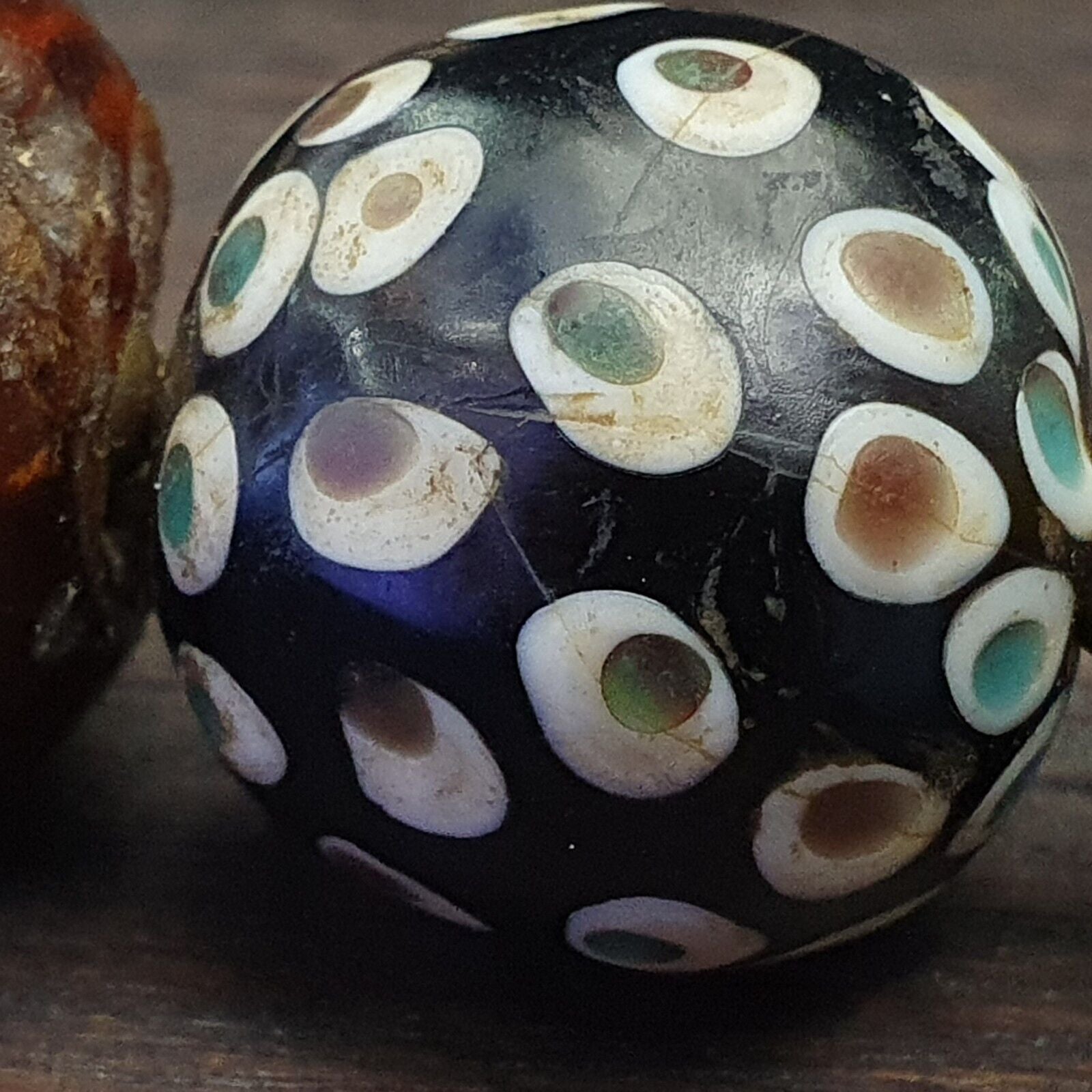 41 Ancient Roman to Early Islamic Mosaic Gabri Glass Beads C. 1st-7th Century AD