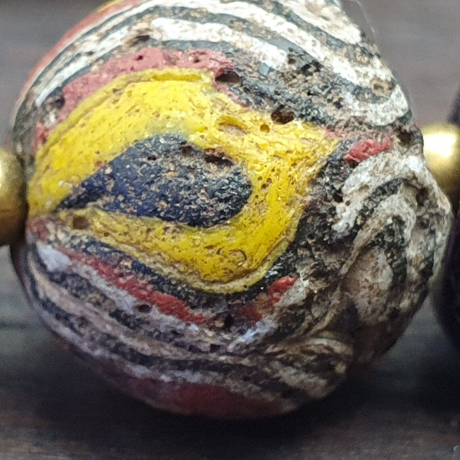 41 Ancient Roman to Early Islamic Mosaic Gabri Glass Beads C. 1st-7th Century AD