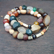 East Oasis Antique Himalayan and African Bead Strand Necklace, NC-130 Collection