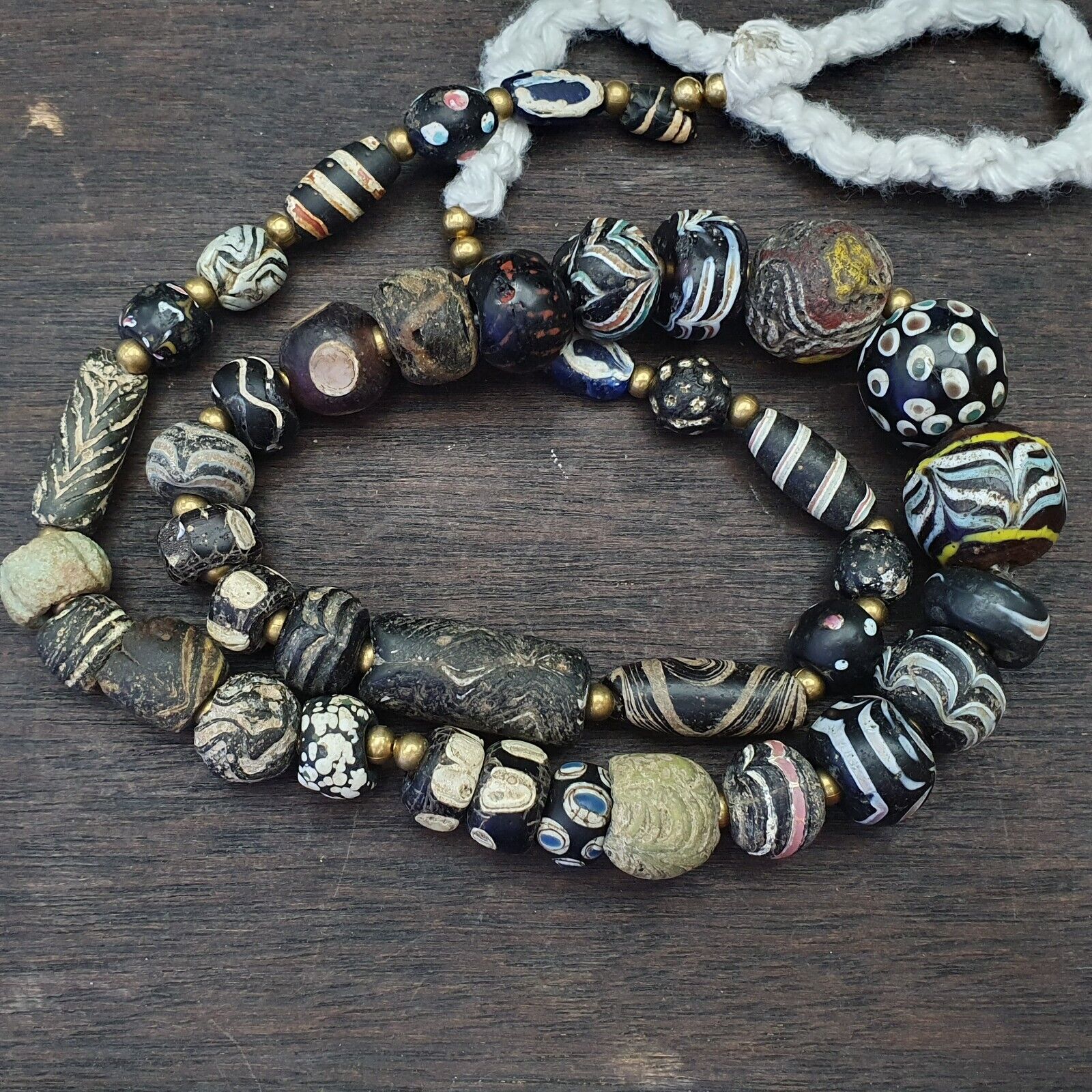 41 Ancient Roman to Early Islamic Mosaic Gabri Glass Beads C. 1st-7th Century AD