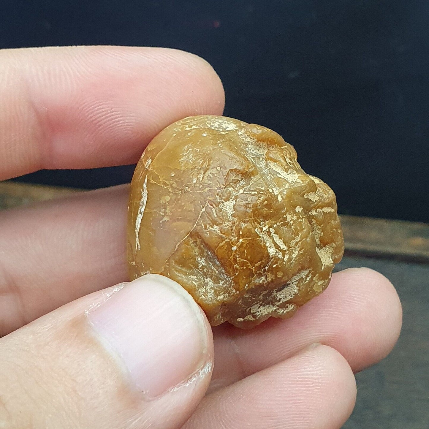 批次 2 古代喜馬拉雅稀有玉石和黑石雕刻大珠