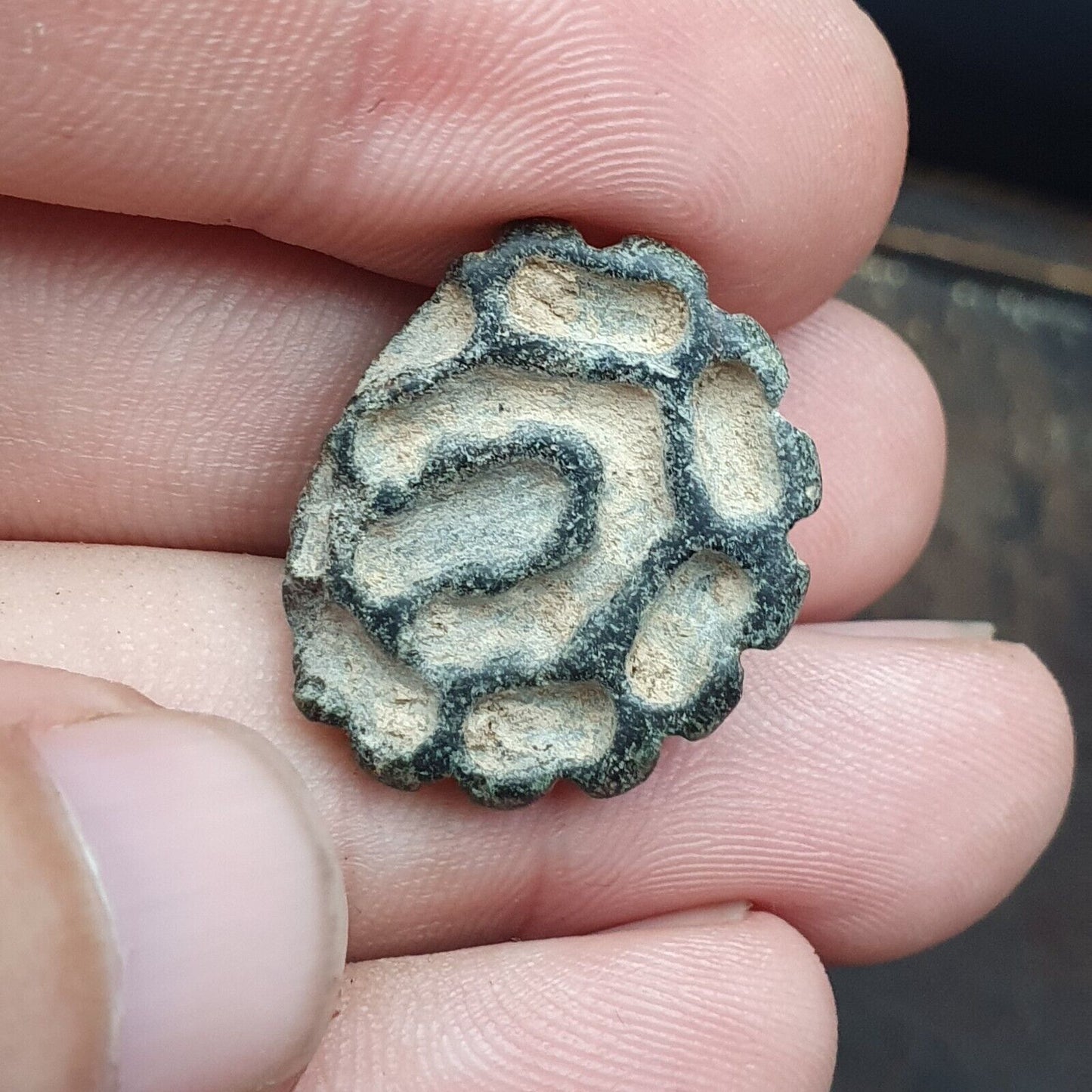 Lot 4 Alter Siegelstempel mit gravierter Steinperle, antikes achämenidisches Babylon, Sasanian