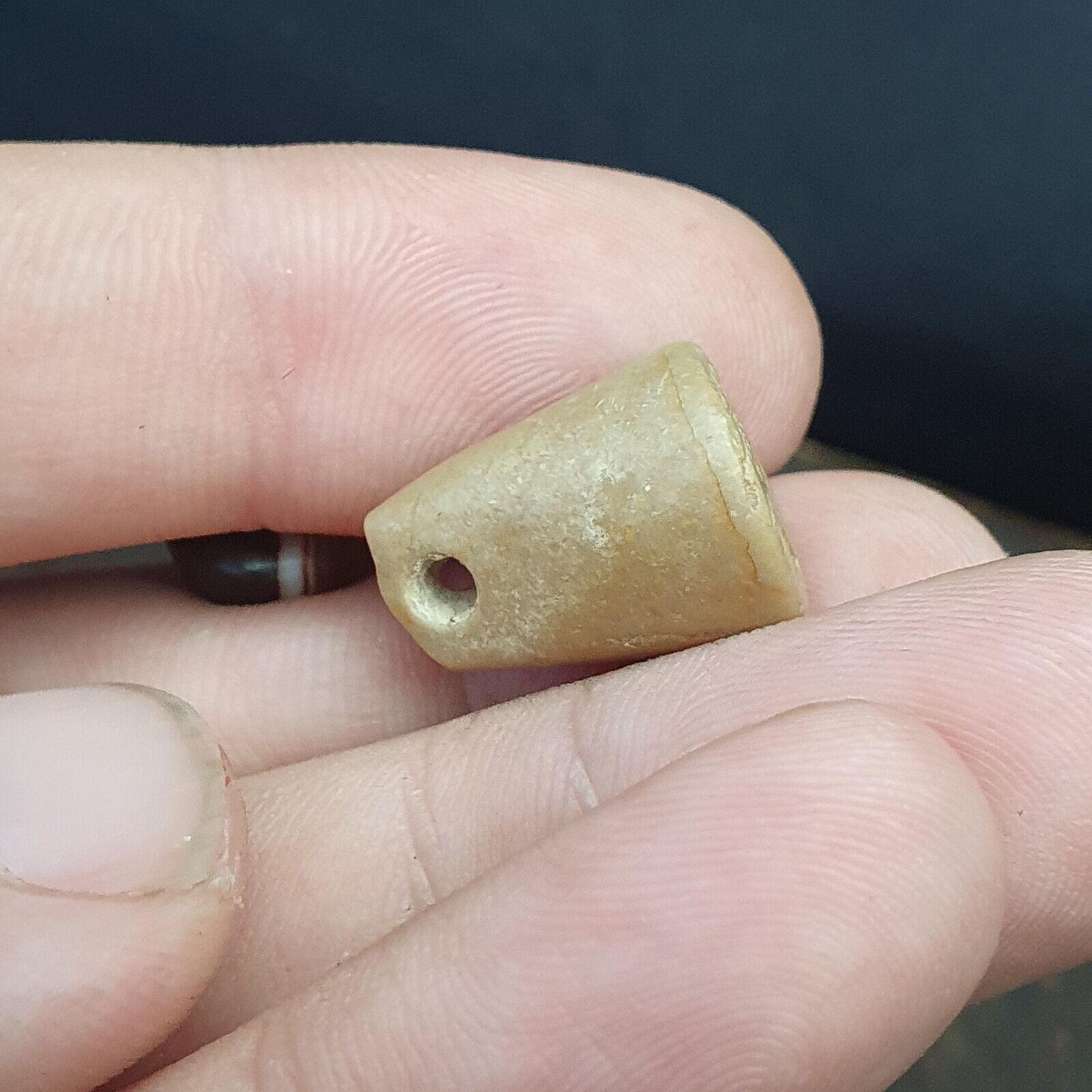 Lot 4 Old Seal Stamp Engraved Stone Bead Ancient Achaemenid Babylon Sasanian