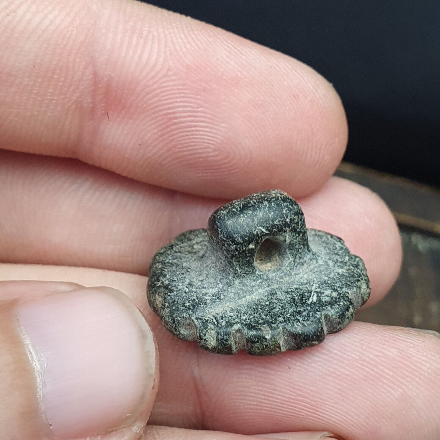 Lot 4 Alter Siegelstempel mit gravierter Steinperle, antikes achämenidisches Babylon, Sasanian